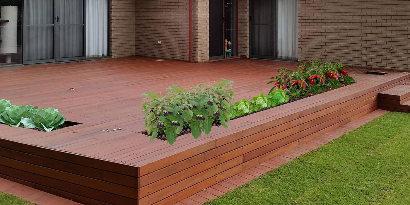 Completed Merbau Timber Decking