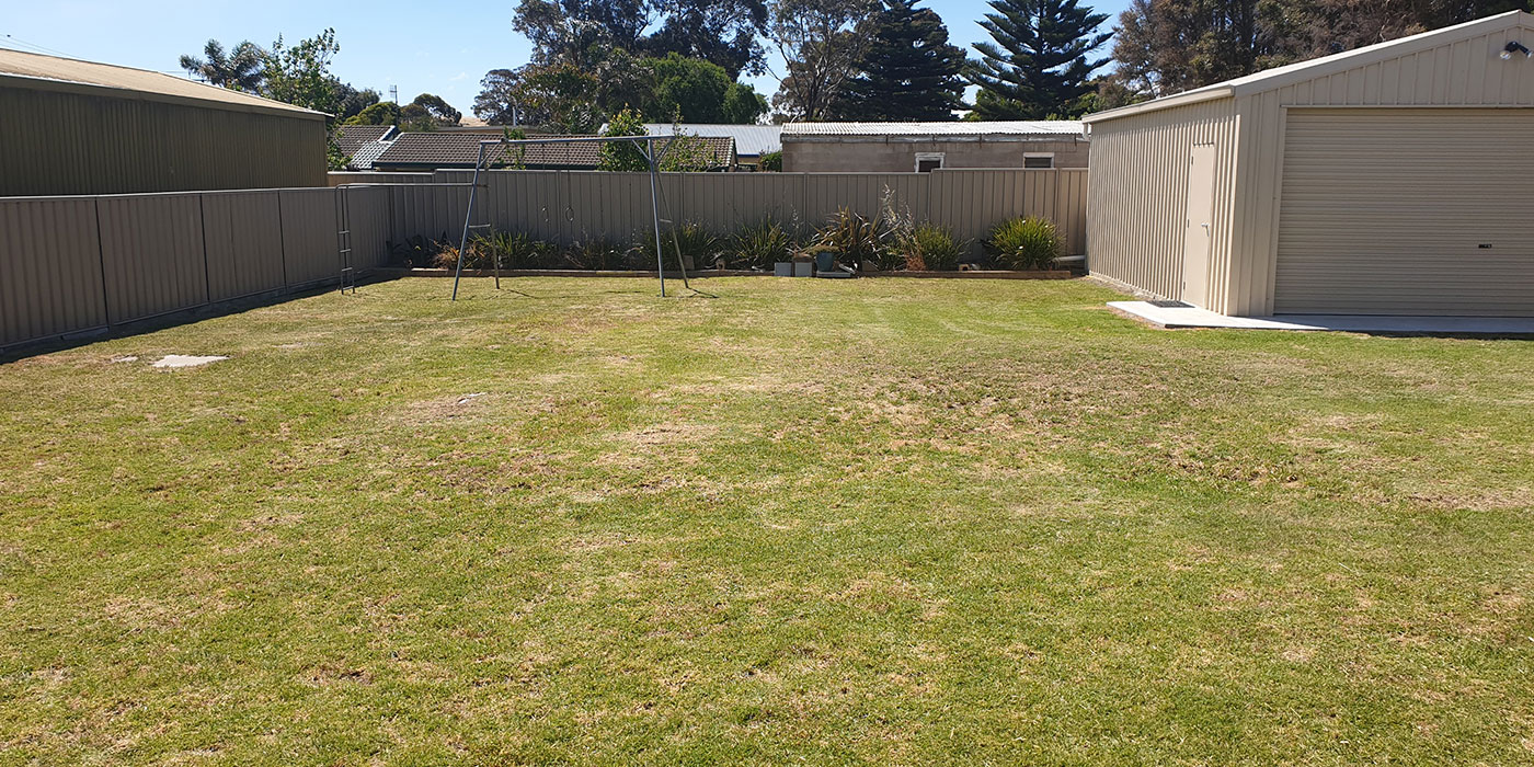 Backyard Garden Victor Harbor (Before Landscaping)