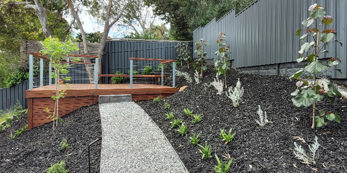 Garden Renovation Adelaide With Feature Timber Deck